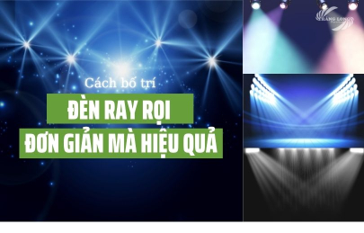 Cách Bố Trí Đèn Rọi Ray Đơn Giản Mà Hiệu Quả