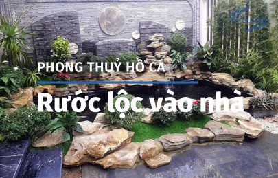 Phong Thủy Hồ Cá Trước Nhà Mang Nhiều Tài Lộc
