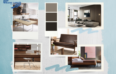 Thiết kế thi công nội thất gỗ óc chó đẳng cấp, sang trọng