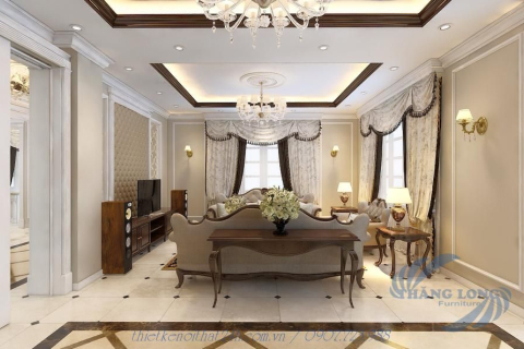 Thiết kế thi công nội thất biệt thự 258m2 Tây Hồ, Hà Nội