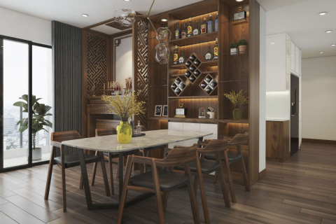 Thiết Kế Nội Thất Chung Cư 100m2 Gold Season