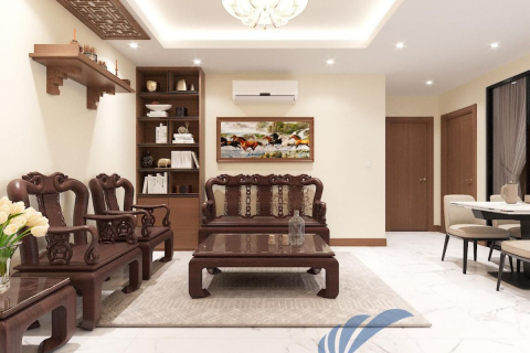 Thiết Kế Nội Thất Chung Cư 90m2 Tại No5 Trần Thủ Độ