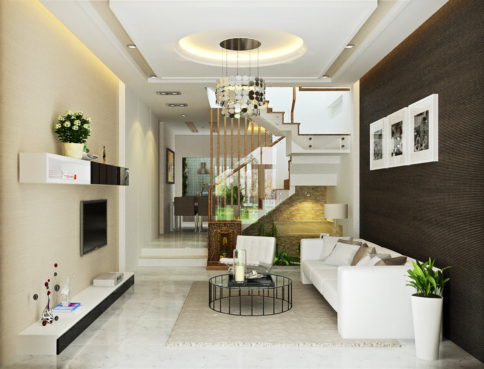 Các mẫu thiết kế nội thất nhà chung cư đẹp cho phòng khách, phòng ngủ