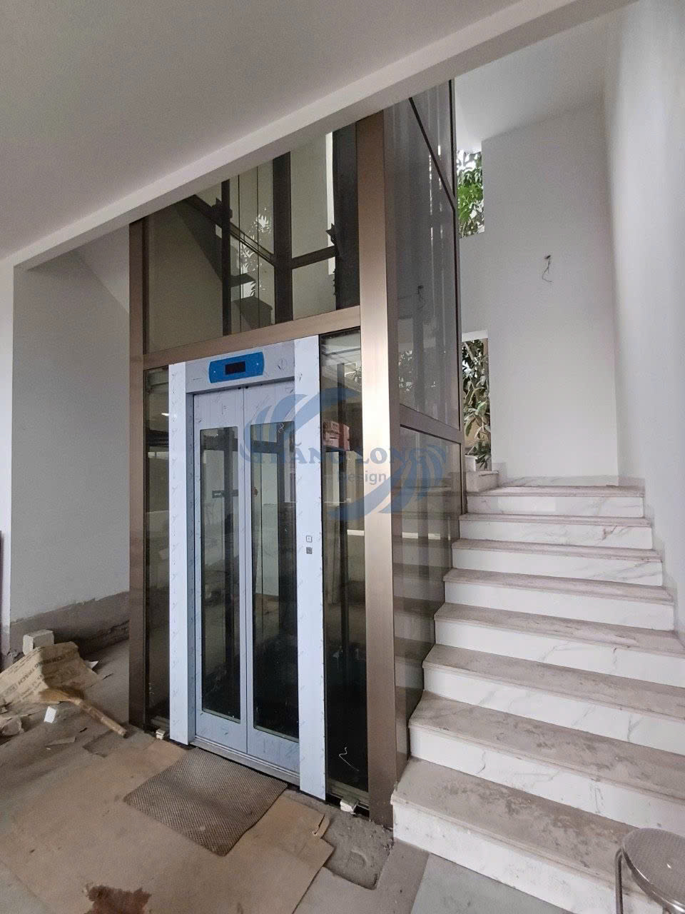 Thiết kế thi công nhà tân cổ điển mái mansard tại Bắc Ninh